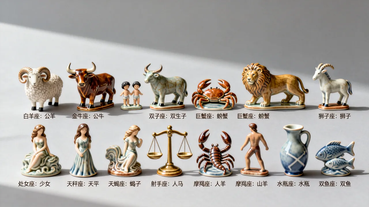 十二星座动物图腾是什么，分别代表哪些动物