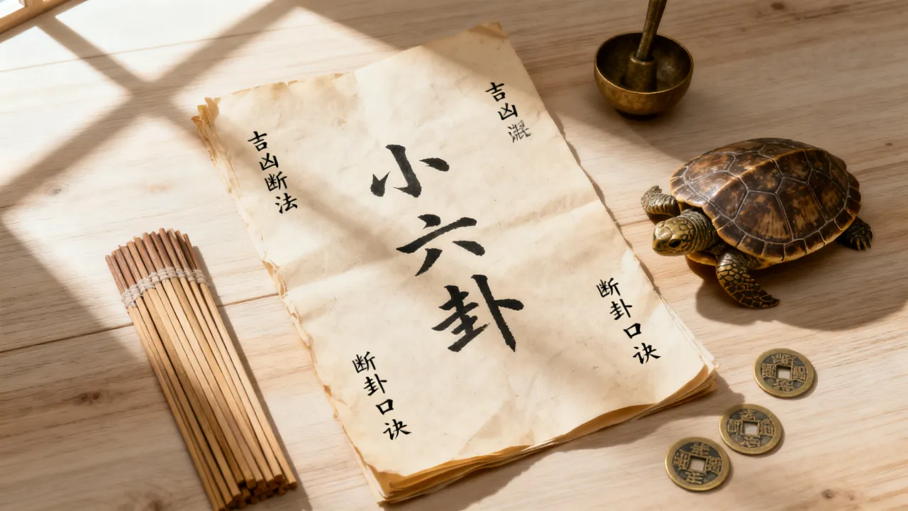 小六卦怎么算吉凶详解，小六卦吉凶断法有哪些口诀？