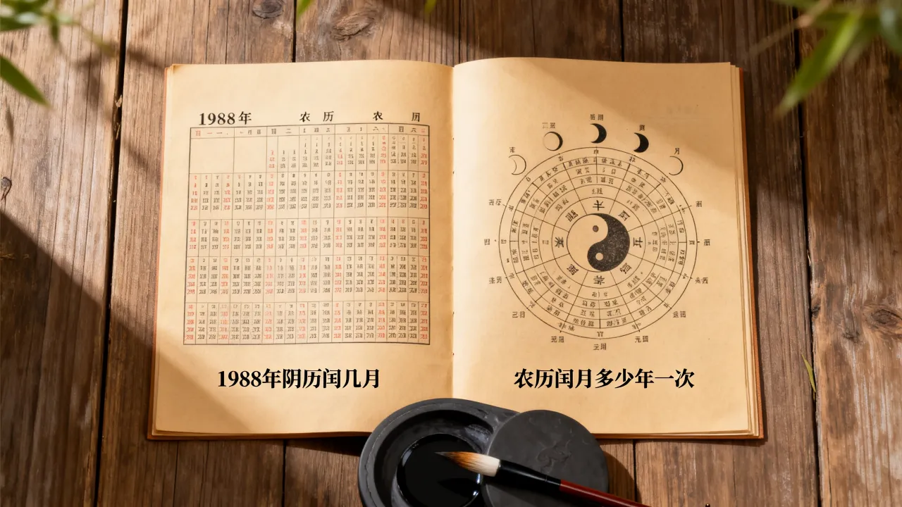 1988年阴历润几月,农历闰月多少年一次 1988年阴历润几月,农历闰月多少年一次