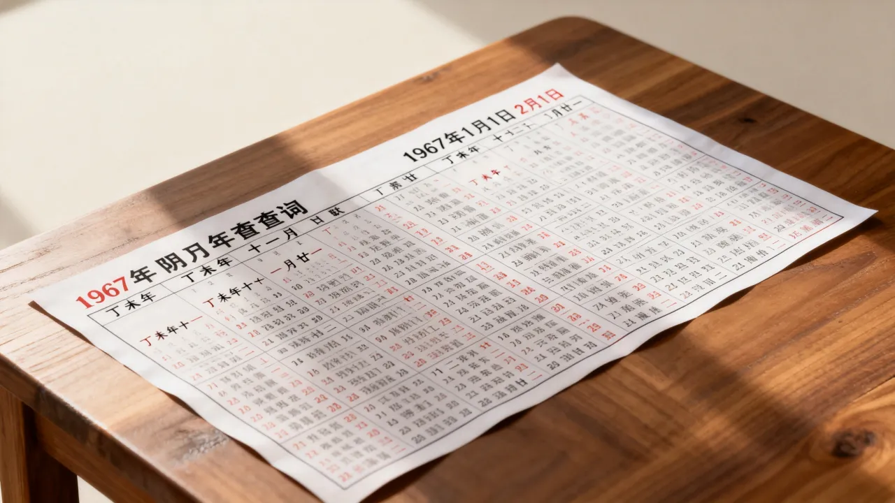 1967年阴历查询表怎么看,1967年农历阳历对照表怎么查 1967年阴历查询表怎么看,1967年农历阳历对照表怎么查