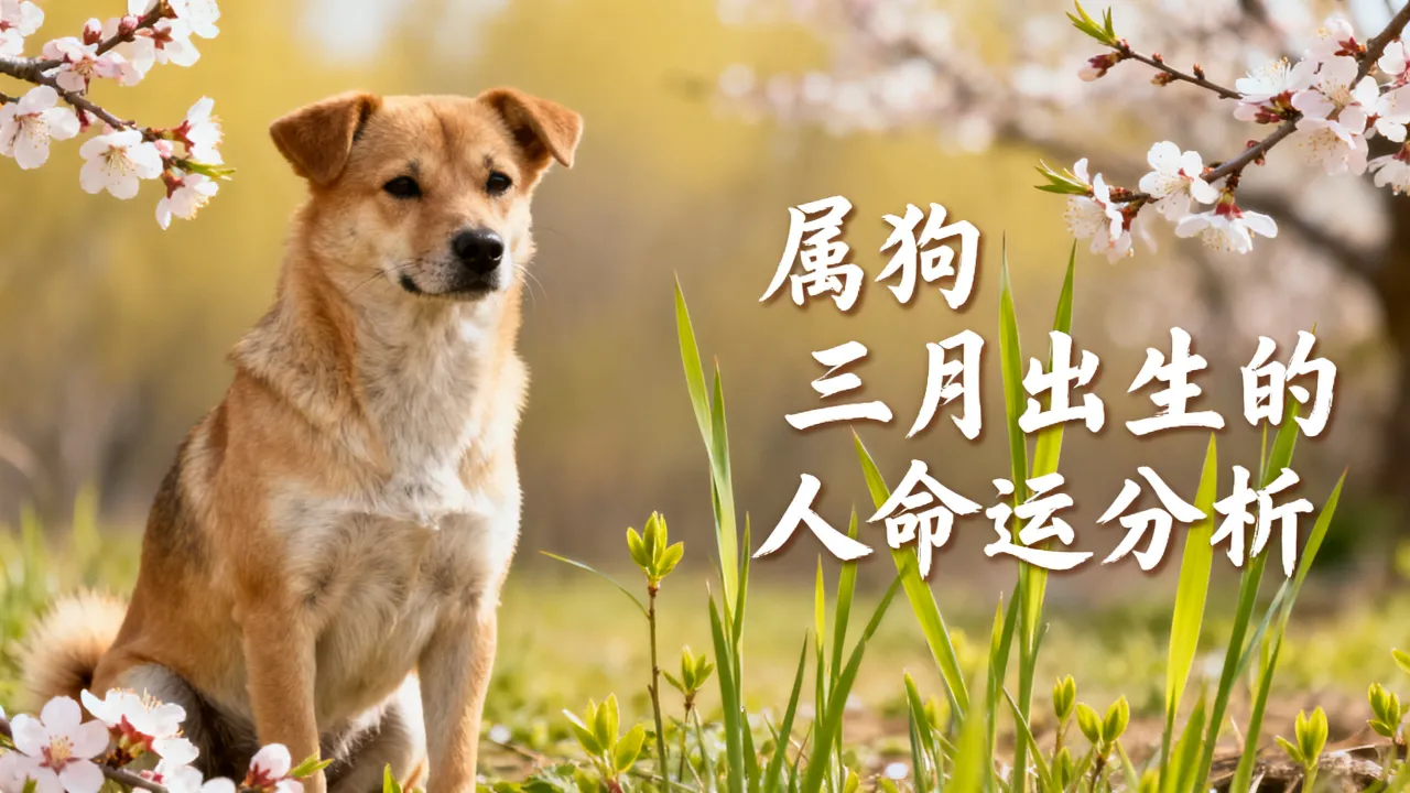 属狗三月份出生的人命运好不好？属狗三月的命运怎么样