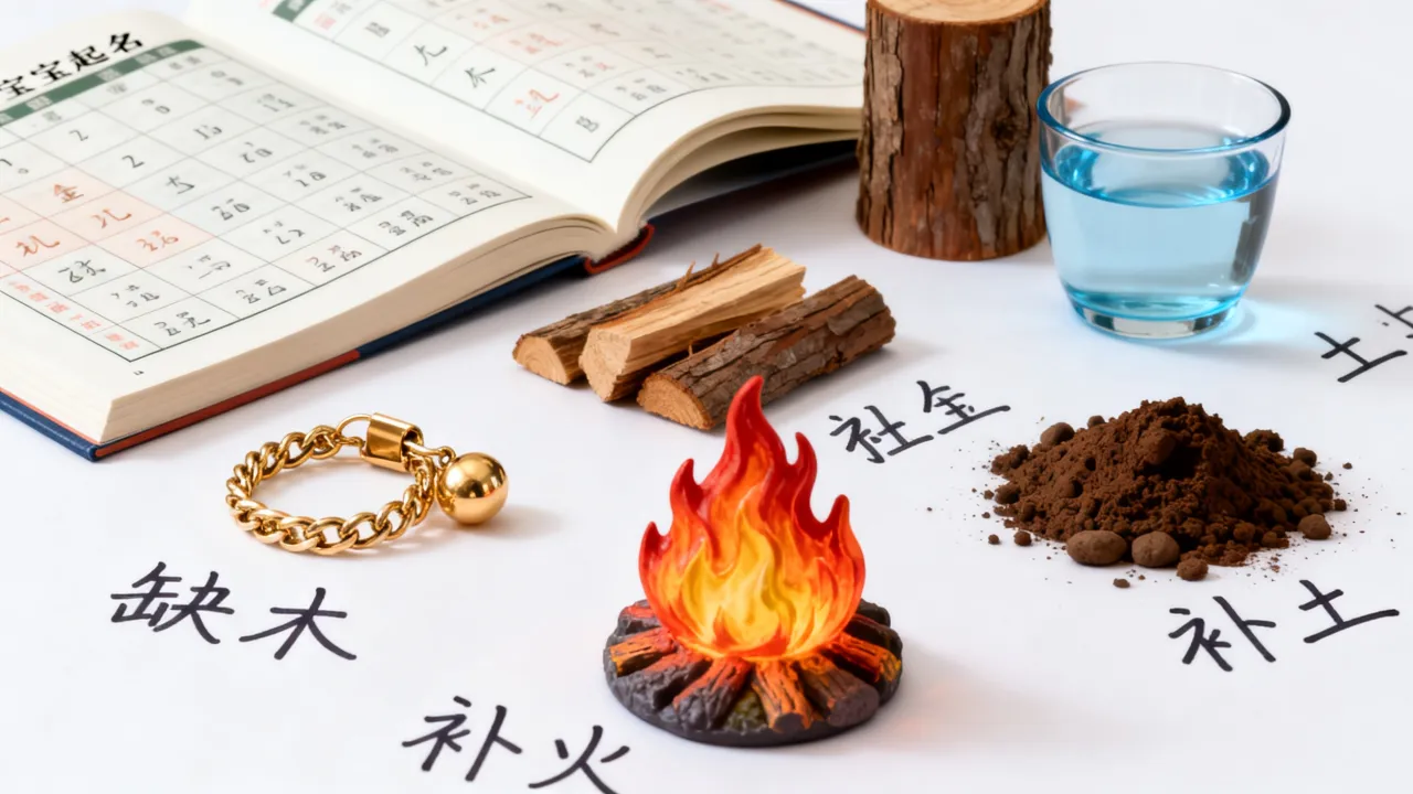 宝宝起名命里缺什么怎么查，起名缺金木水火土怎么看