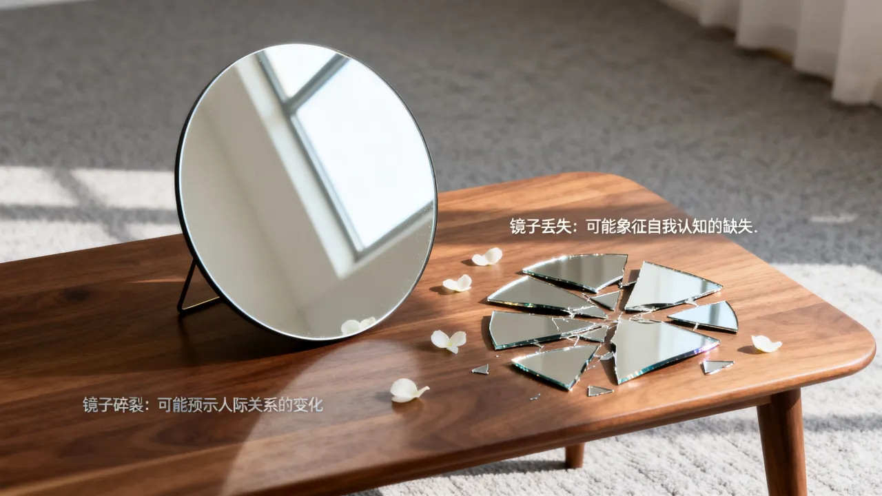 梦到了镜子丢了有什么说法，镜子碎了是什么预兆
