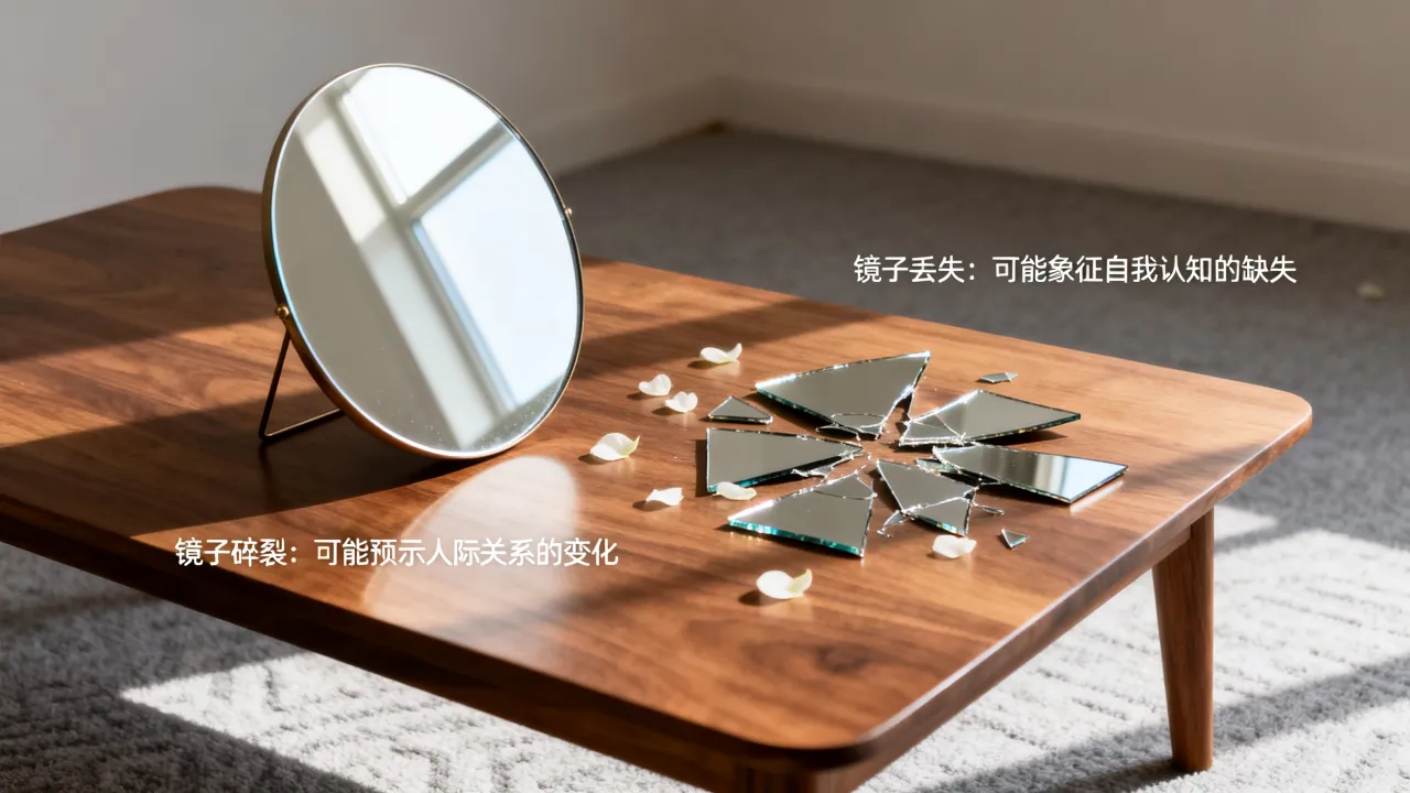 梦到了镜子丢了有什么说法，镜子碎了是什么预兆