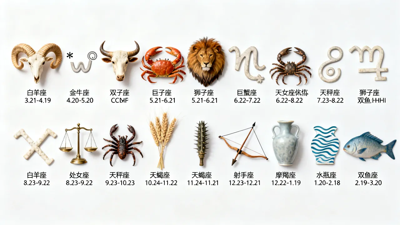 十二星座的排名顺序是什么,按出生日期怎么排? 十二星座的排名顺序是什么,按出生日期怎么排?