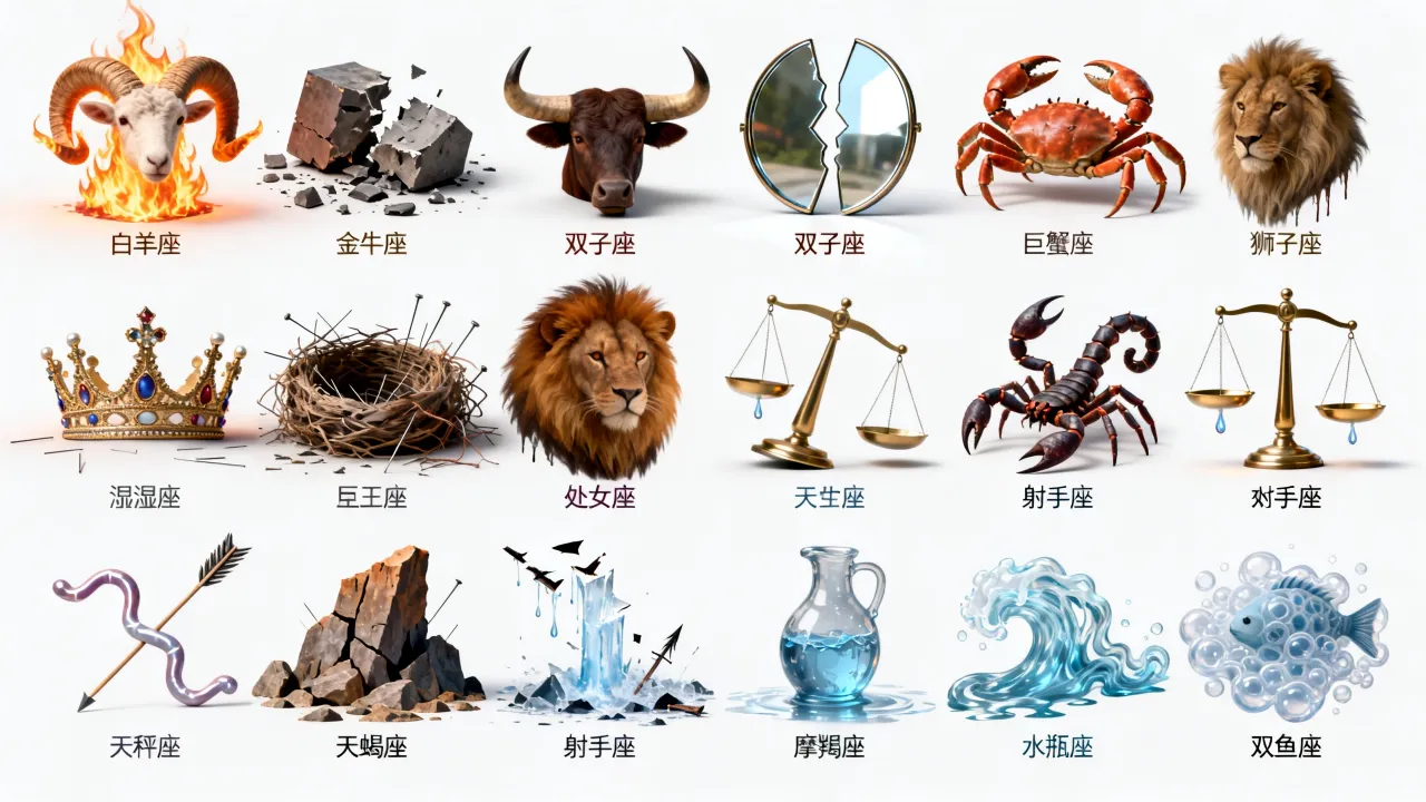 十二星座可怕版到底有多可怕?十二星座最可怕排名第一名是谁? 十二星座可怕版到底有多可怕?十二星座最可怕排名第一名是谁?