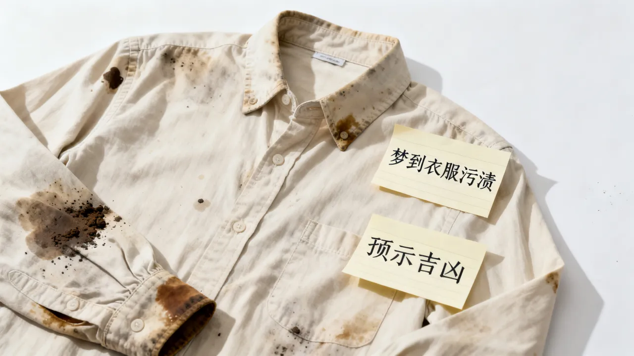 梦到衣服上有污渍是什么预兆,梦见衣服脏了预示什么吉凶? 梦到衣服上有污渍是什么预兆,梦见衣服脏了预示什么吉凶?
