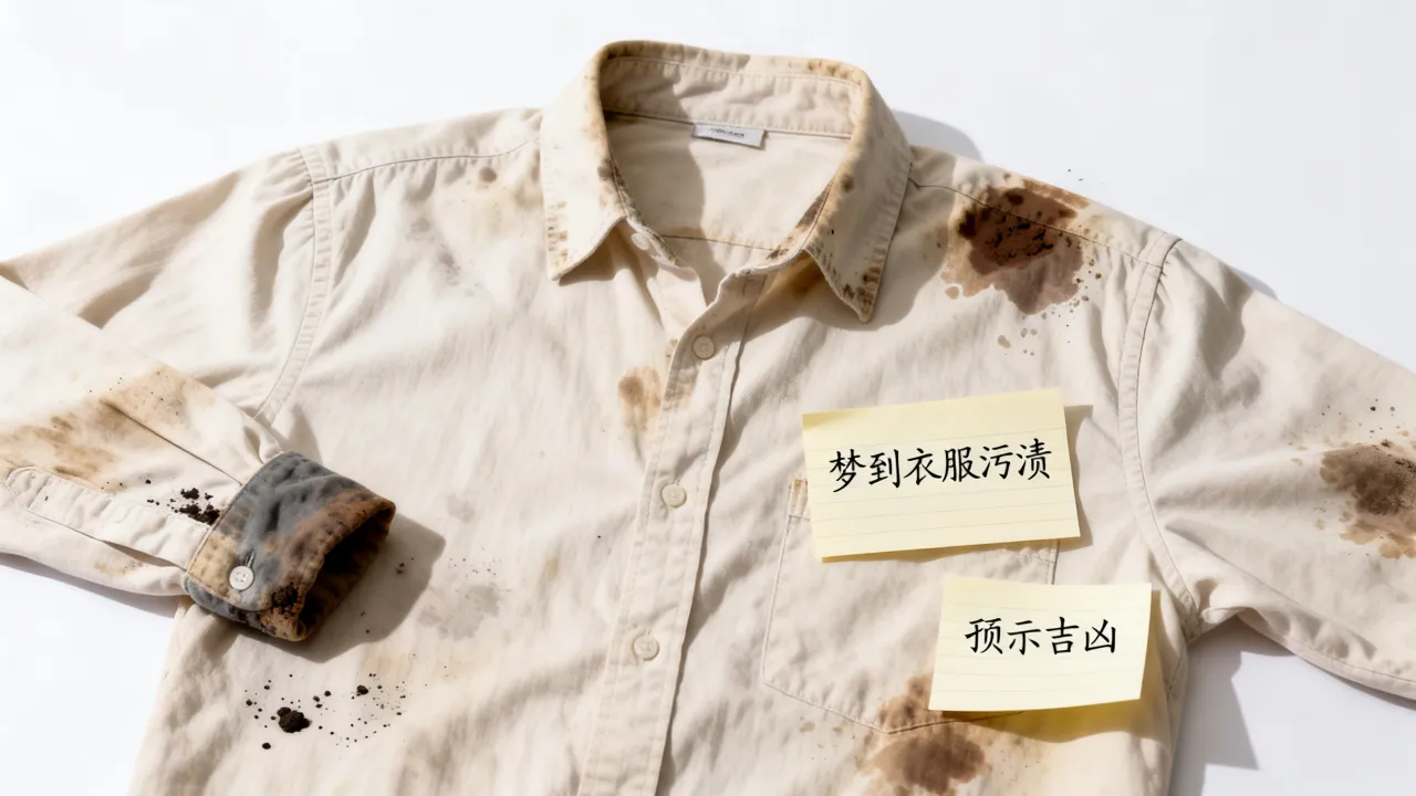 梦到衣服上有污渍是什么预兆,梦见衣服脏了预示什么吉凶? 梦到衣服上有污渍是什么预兆,梦见衣服脏了预示什么吉凶?