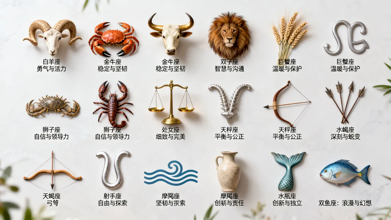 十二星座寓意是什么，十二星座分别代表什么含义？