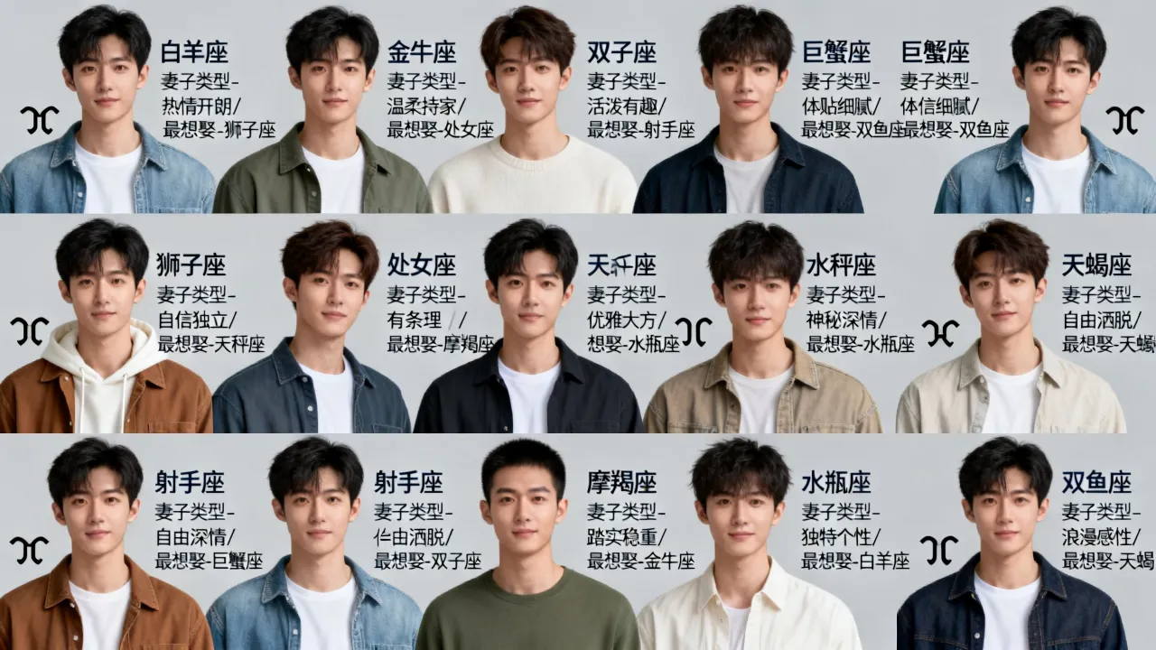 十二星座男生妻子是什么类型?十二星座男生最想娶什么星座女? 十二星座男生妻子是什么类型?十二星座男生最想娶什么星座女?
