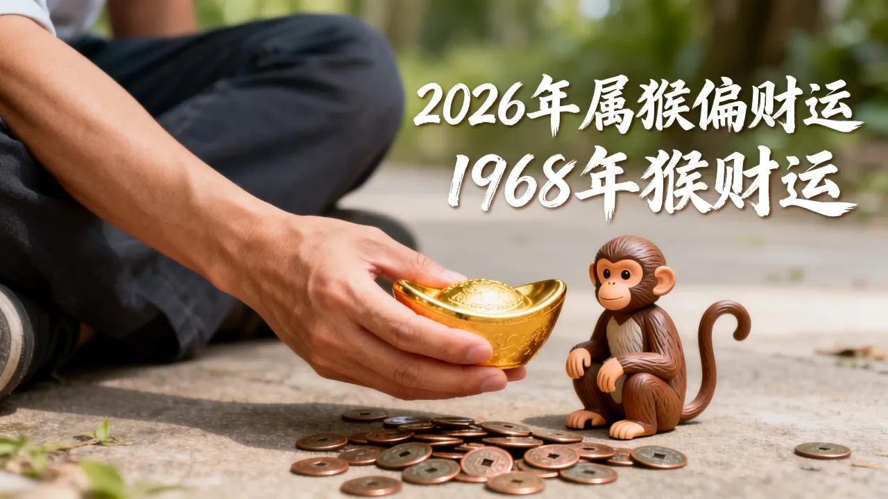 2026年属猴运势偏财运如何?1968年猴财运怎么样? 2026年属猴运势偏财运如何?1968年猴财运怎么样?