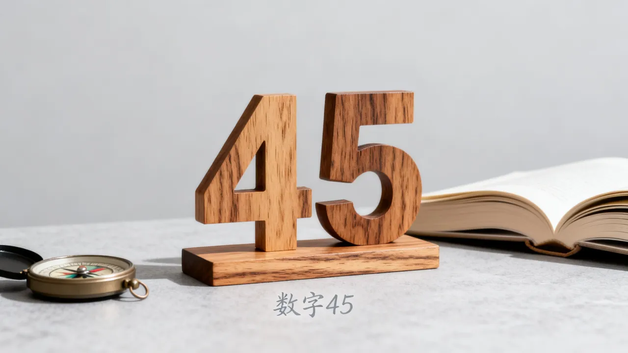 数字吉凶45怎么样，数字45是吉数还是凶数？