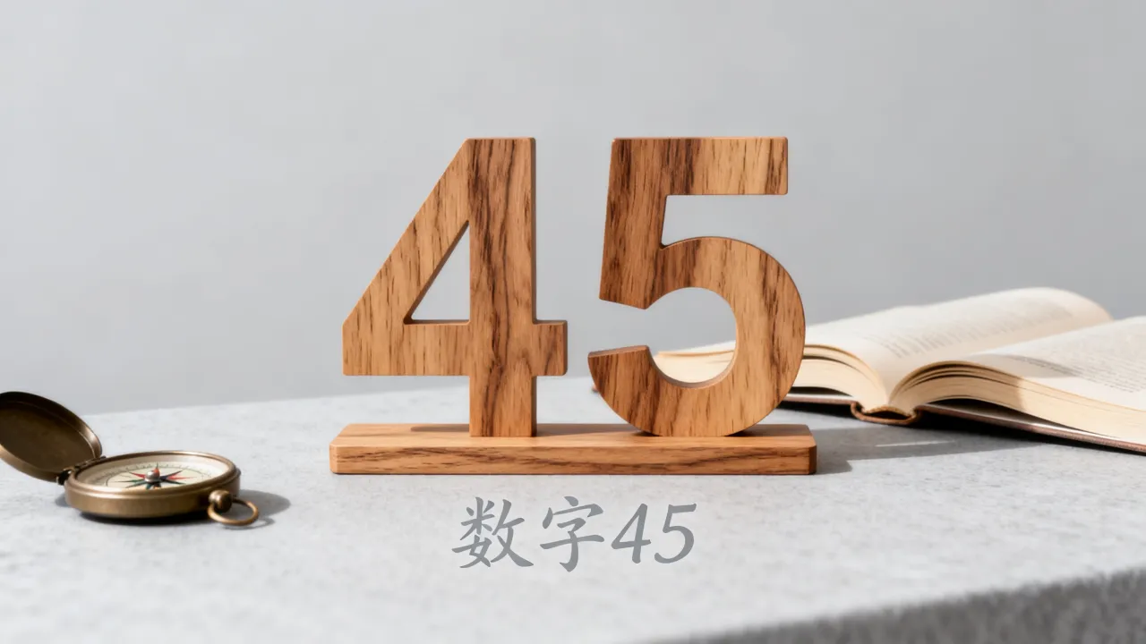 数字吉凶45怎么样，数字45是吉数还是凶数？