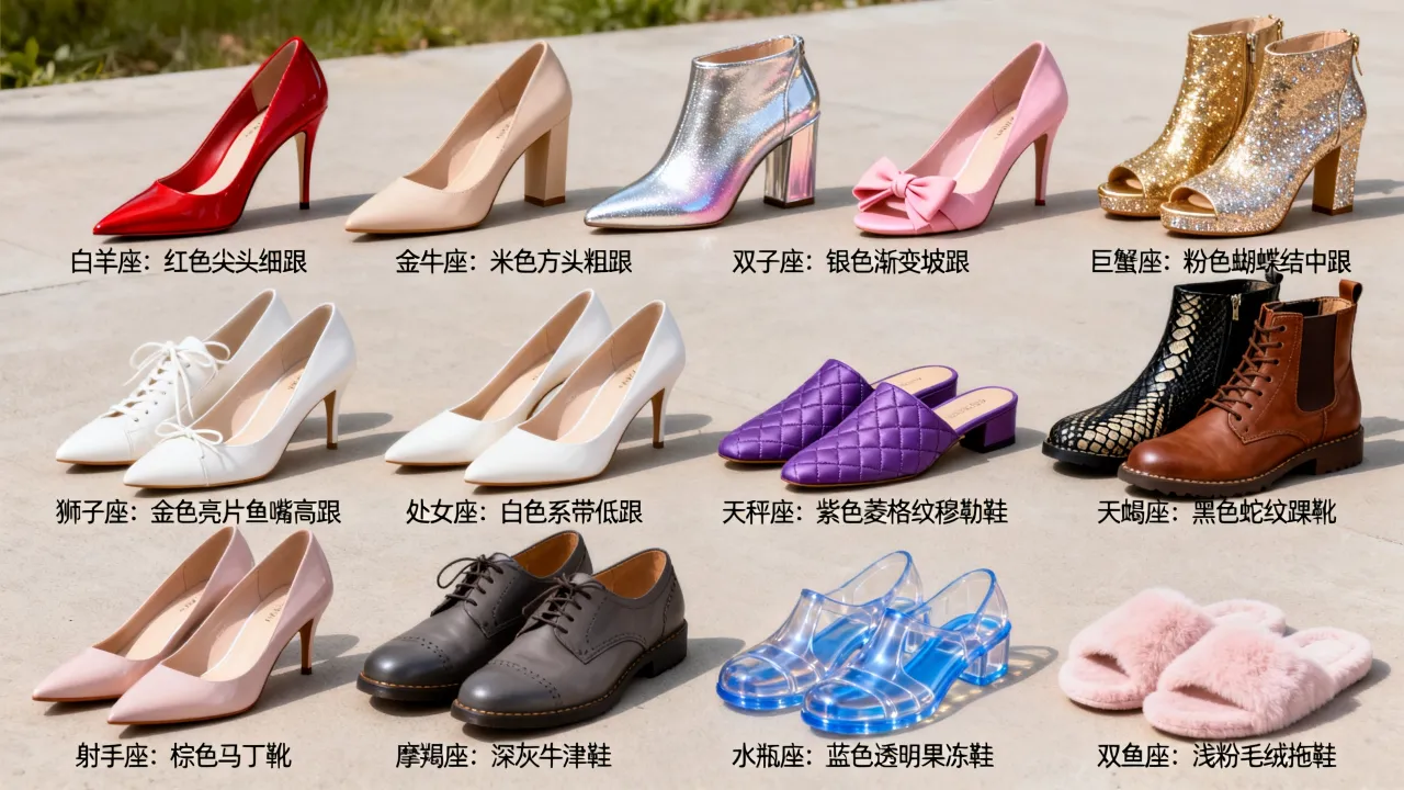 十二星座的代表高跟鞋是什么，十二星座女生专属高跟鞋有哪些