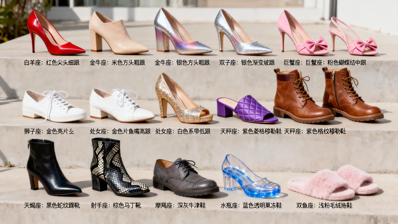 十二星座的代表高跟鞋是什么，十二星座女生专属高跟鞋有哪些