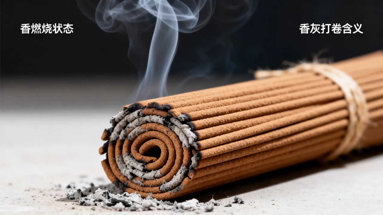 一捆香燃烧怎么看吉凶,香灰打卷预示什么 一捆香燃烧怎么看吉凶,香灰打卷预示什么
