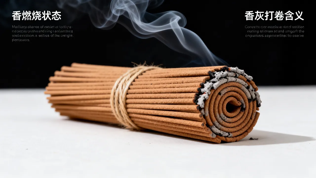 一捆香燃烧怎么看吉凶,香灰打卷预示什么 一捆香燃烧怎么看吉凶,香灰打卷预示什么
