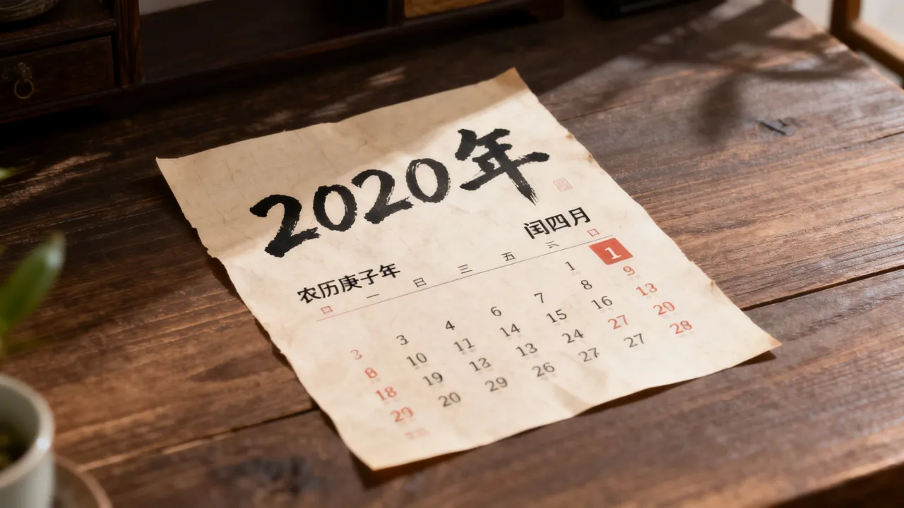 2020年是阴历几月，农历庚子年闰四月是哪个农历月？