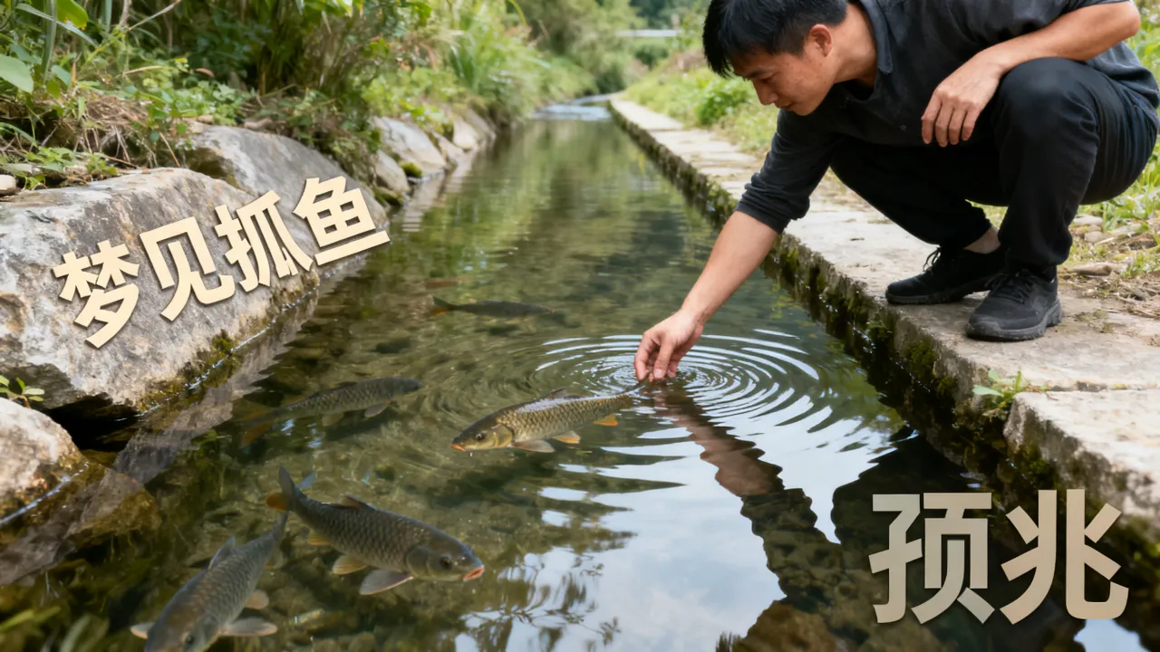 梦见水沟抓鱼有什么预兆,周公解梦准不准? 梦见水沟抓鱼有什么预兆,周公解梦准不准?