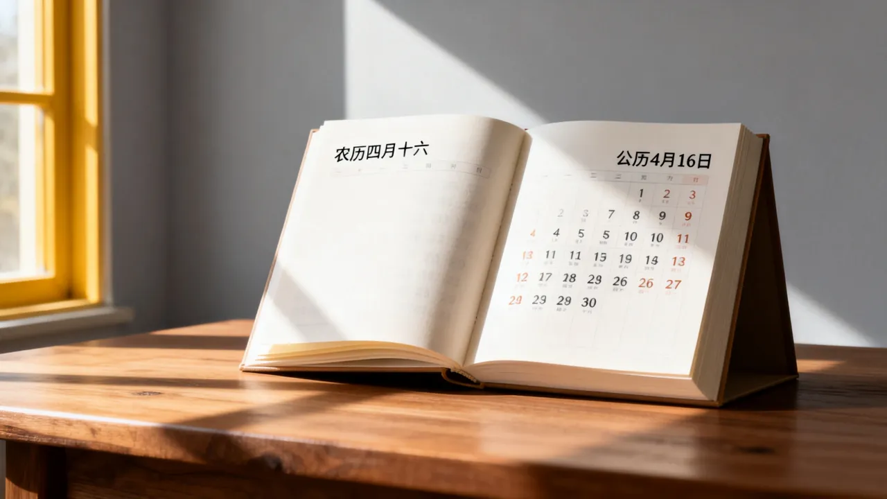 4月16阴历是什么日子,农历四月十六对应公历几号 4月16阴历是什么日子,农历四月十六对应公历几号