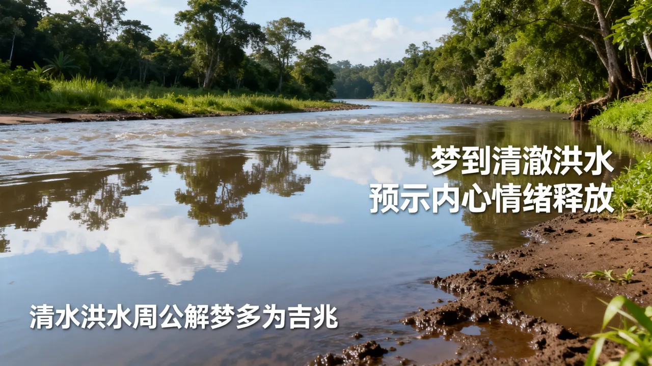 梦到清澈的洪水预示了什么,梦见清水洪水周公解梦是什么征兆 梦到清澈的洪水预示了什么,梦见清水洪水周公解梦是什么征兆