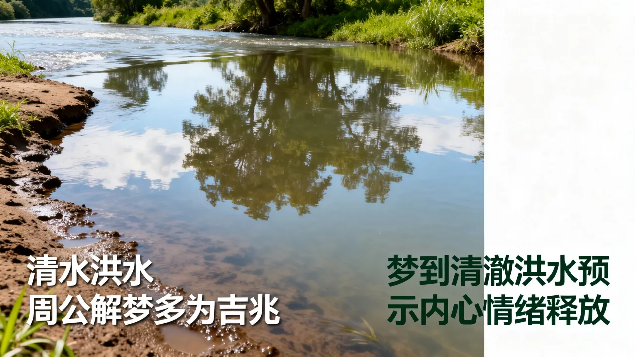 梦到清澈的洪水预示了什么,梦见清水洪水周公解梦是什么征兆 梦到清澈的洪水预示了什么,梦见清水洪水周公解梦是什么征兆