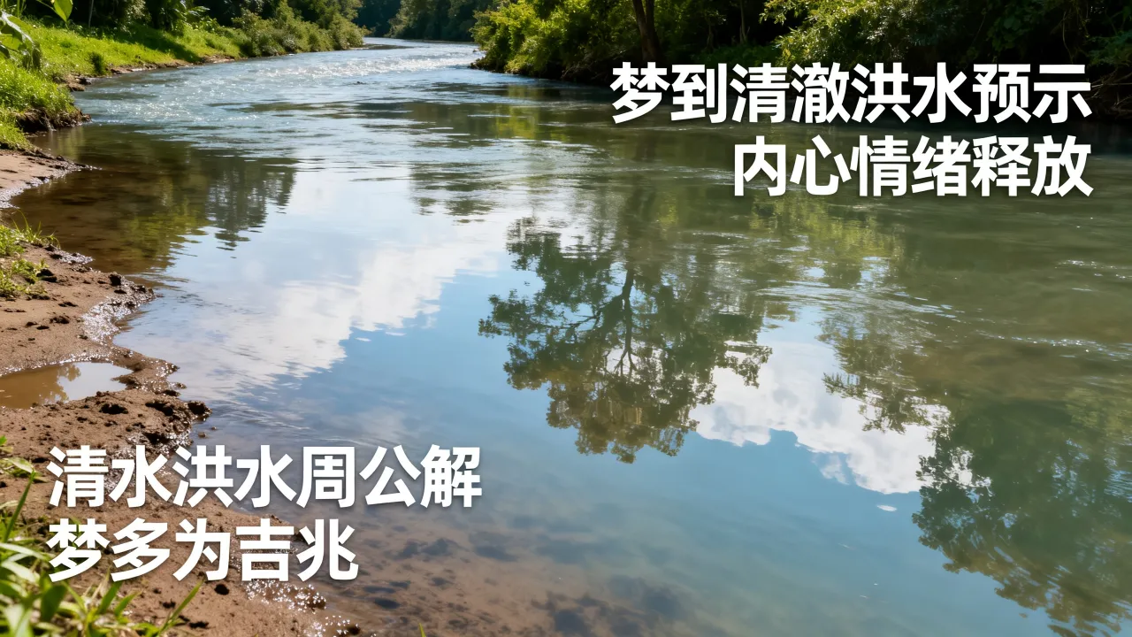 梦到清澈的洪水预示了什么,梦见清水洪水周公解梦是什么征兆 梦到清澈的洪水预示了什么,梦见清水洪水周公解梦是什么征兆