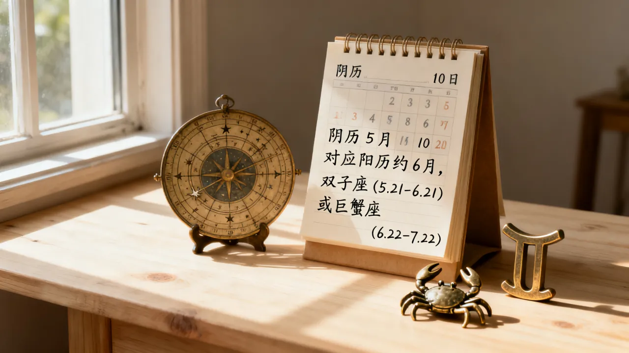 阴历5.10是什么星座,农历5月10日出生的人是什么星座? 阴历5.10是什么星座,农历5月10日出生的人是什么星座?