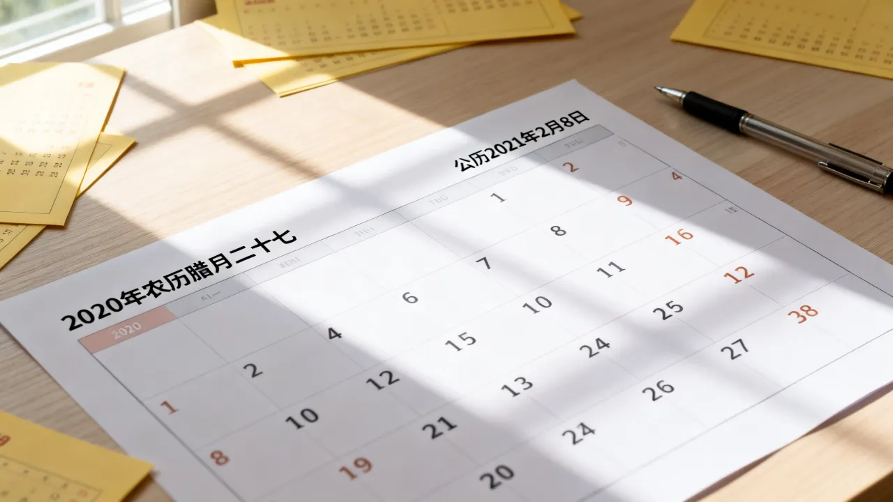 2020农历二十七是几号，阴历27日对应公历哪天