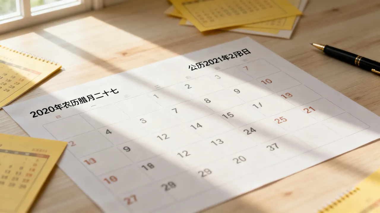 2020农历二十七是几号，阴历27日对应公历哪天