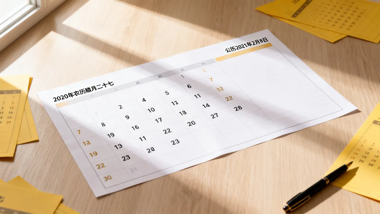 2020农历二十七是几号，阴历27日对应公历哪天