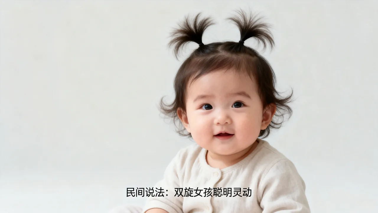 两个头旋的女宝宝命运到底如何,民间有什么说法吗? 两个头旋的女宝宝命运到底如何,民间有什么说法吗?