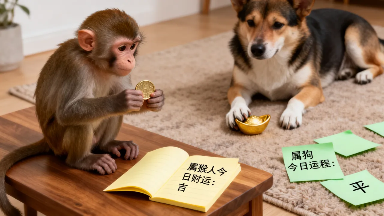 属猴人今日财运如何，属狗今日运程好不好？