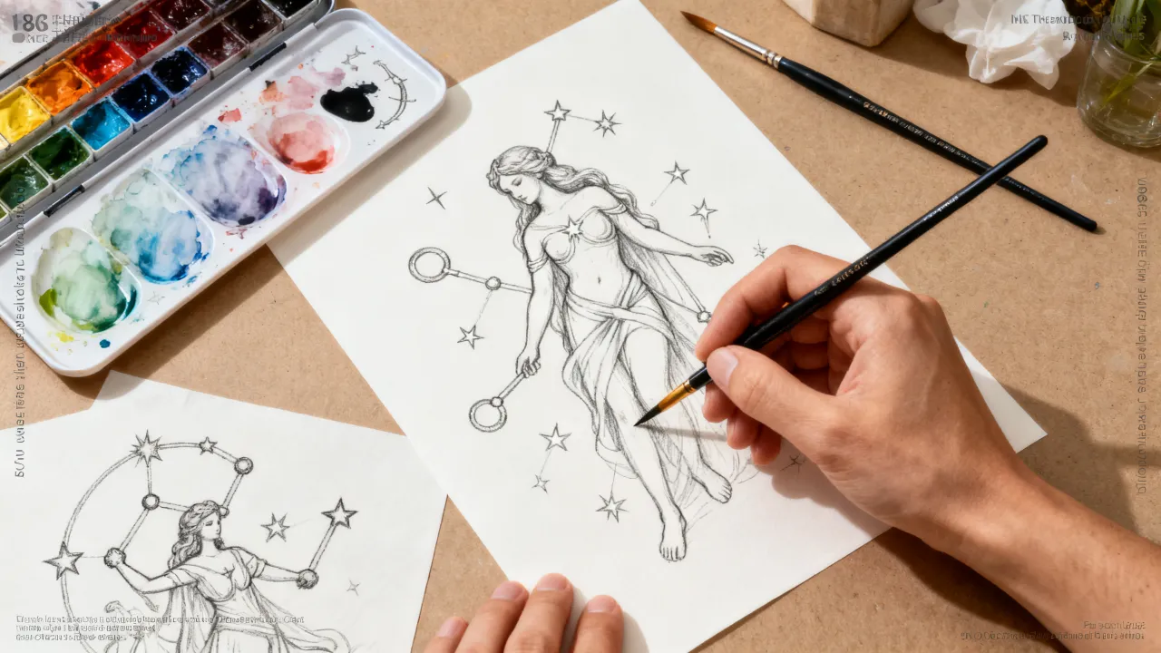 十二星座图片怎么手绘?手绘十二星座图片怎么画好看 十二星座图片怎么手绘?手绘十二星座图片怎么画好看