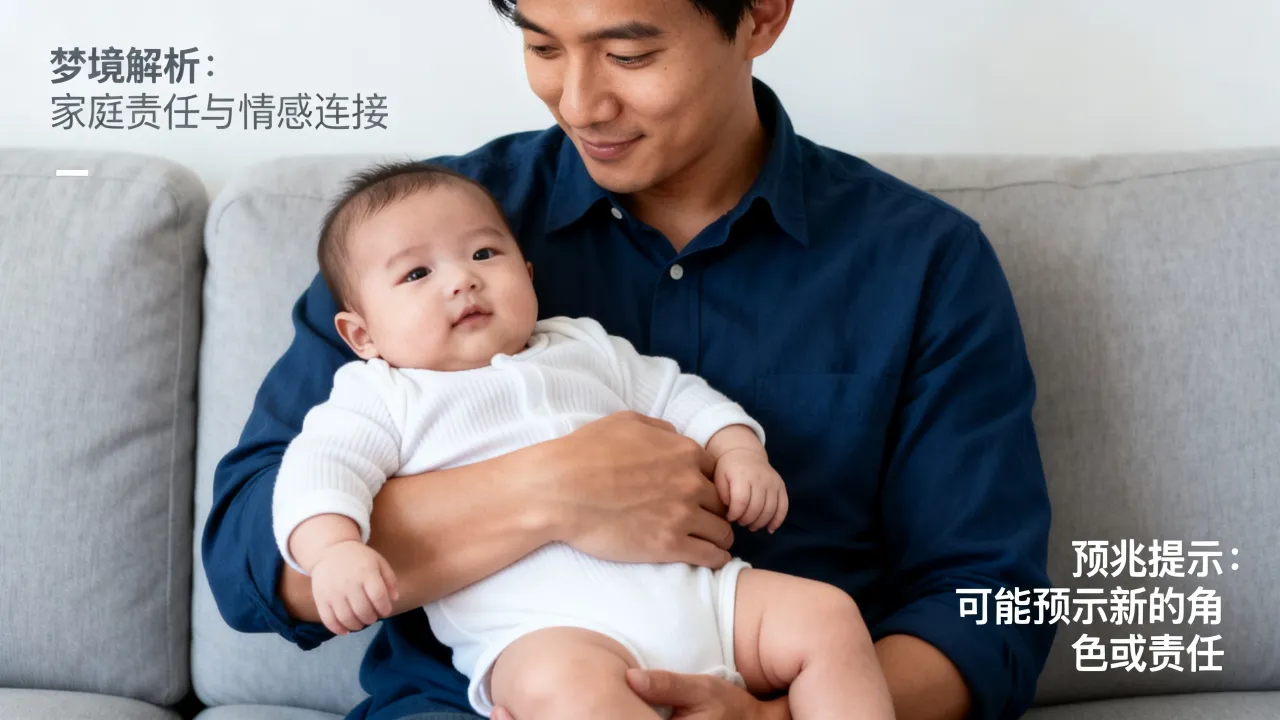 梦到男人抱孩子意味着什么，梦见男人抱孩子有什么预兆？
