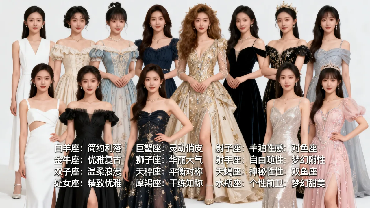 十二星座专属晚礼服怎么选?适合十二星座女生的礼服风格推荐 十二星座专属晚礼服怎么选?适合十二星座女生的礼服风格推荐