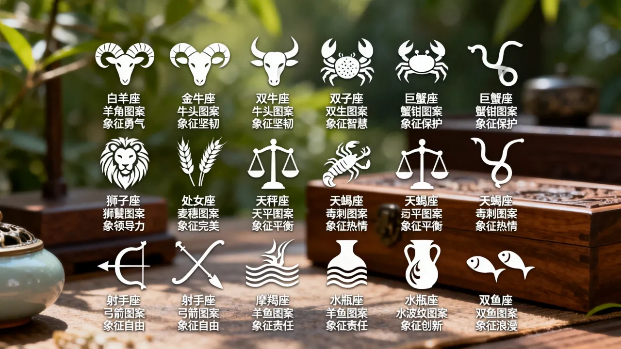 十二星座图案密码分别是什么?,图案密码十二星座代表什么意思 十二星座图案密码分别是什么?,图案密码十二星座代表什么意思