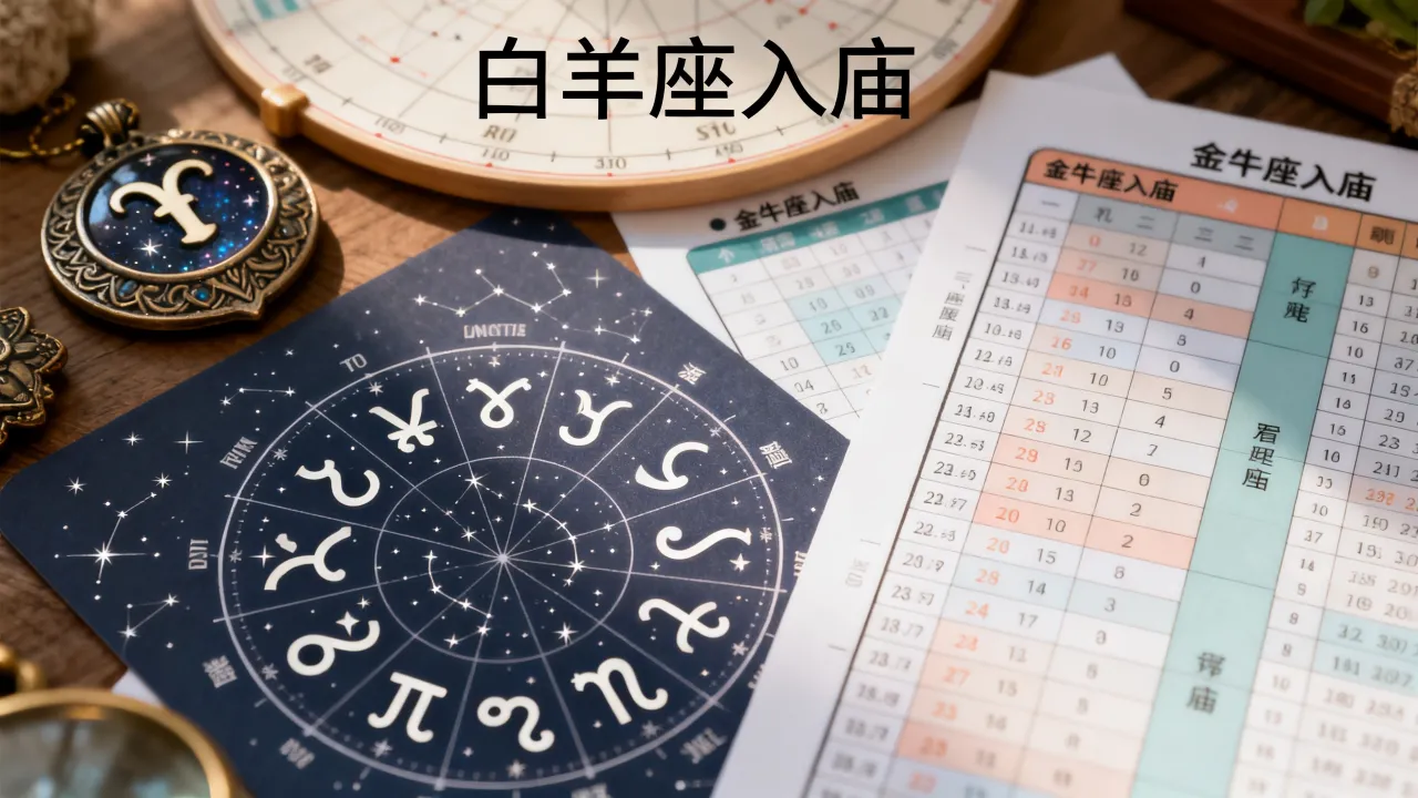 十二星座庙是什么意思,十二星座入庙查询表怎么看 十二星座庙是什么意思,十二星座入庙查询表怎么看
