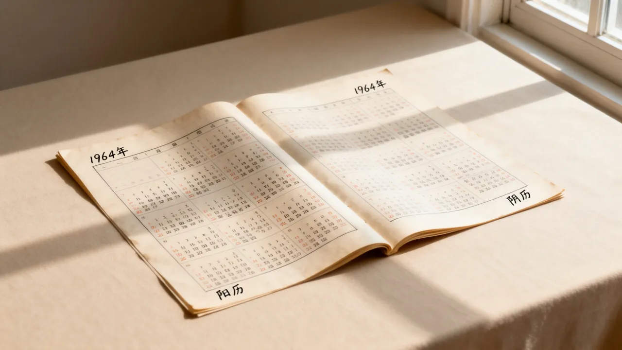1964阴历表怎么查询?,1964年阴历阳历对照表 1964阴历表怎么查询?,1964年阴历阳历对照表