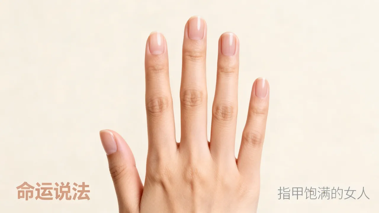 指甲饱满的女人命运有什么说法？，饱满指甲的女人命好不好