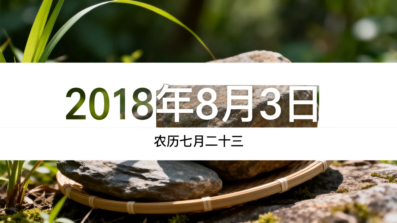 2018阴历7.23是阳历几号，农历七月二十三对应几号？