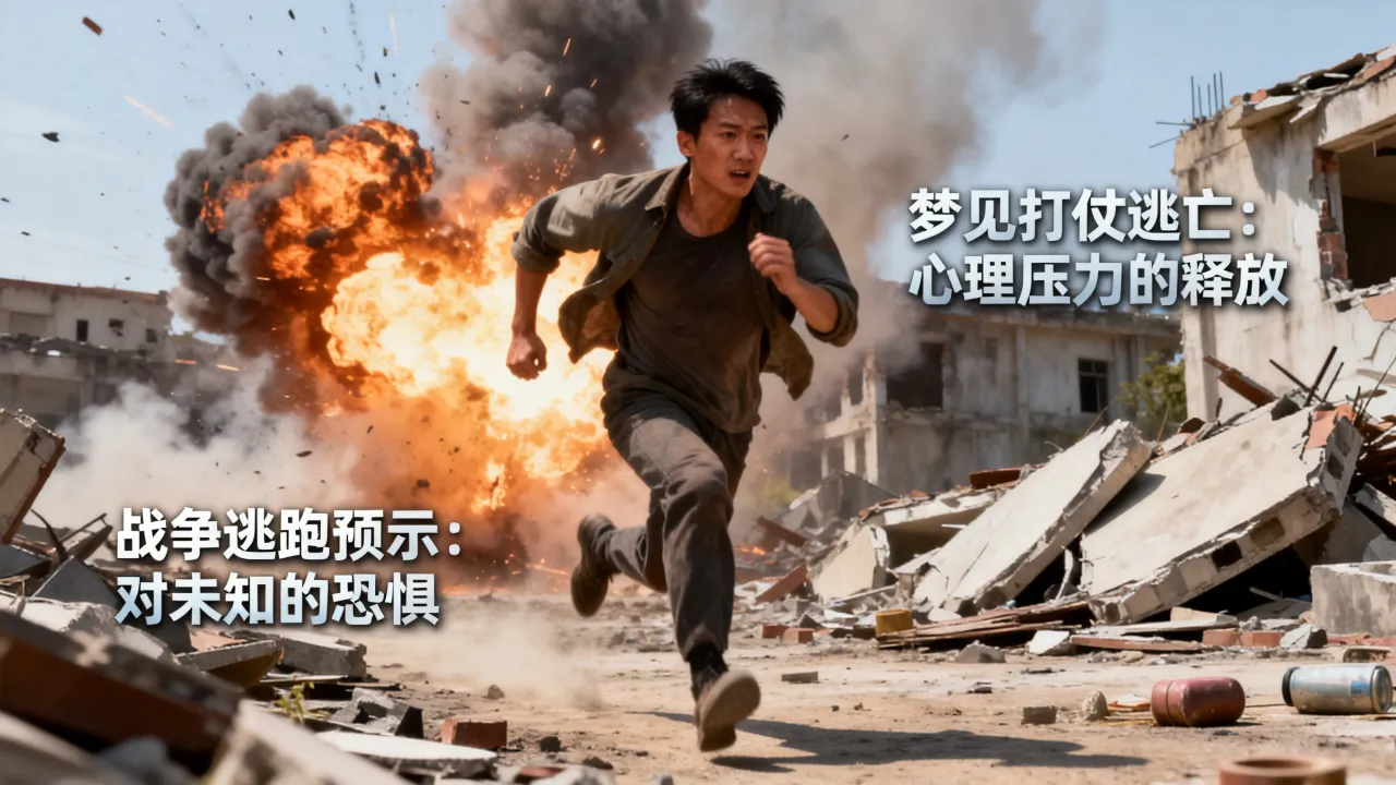 梦见打仗逃亡有什么说法，梦见战争逃跑预示什么