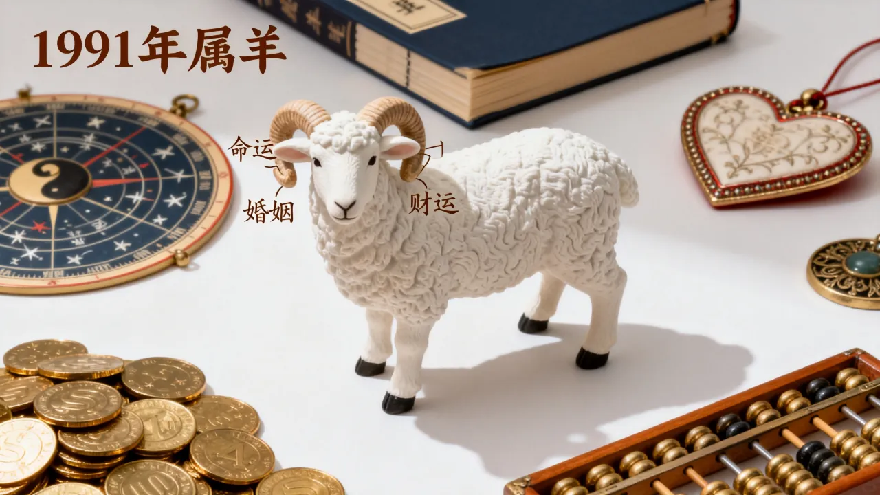 1991年属羊命运好不好？属羊人一生命运详解，婚姻财运如何？