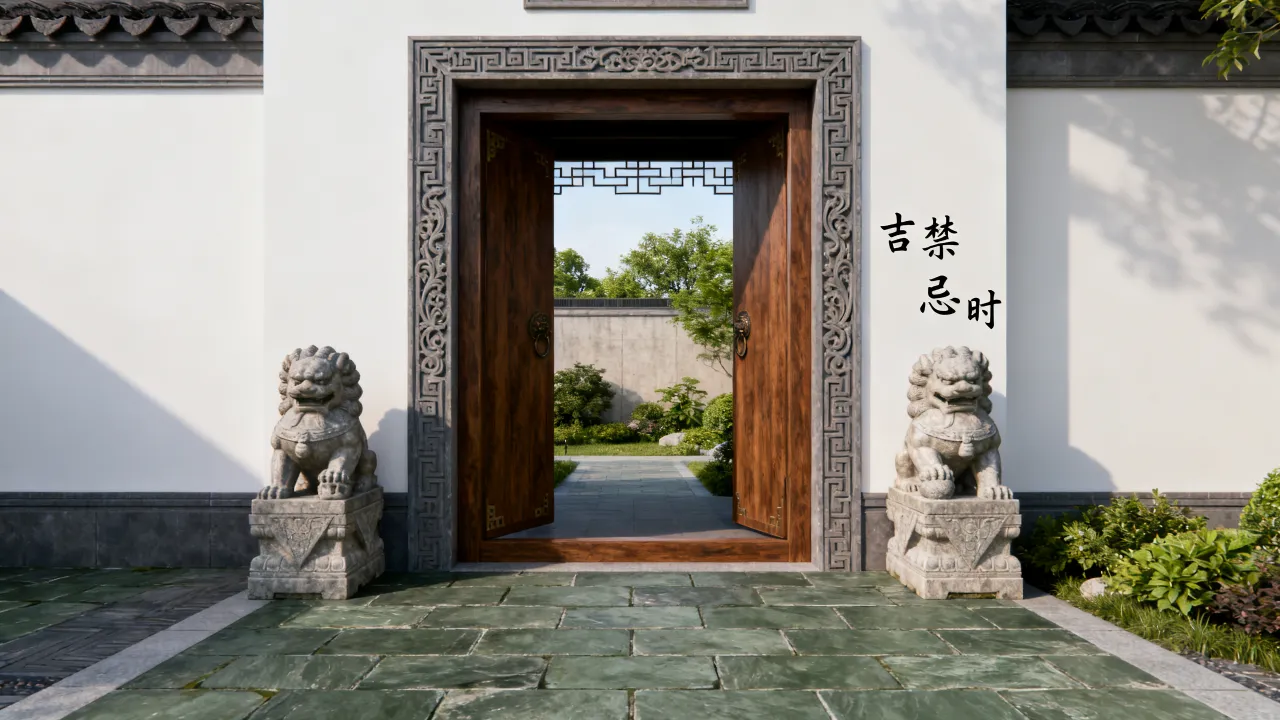 怎么看大门吉凶和时辰，大门风水禁忌有哪些