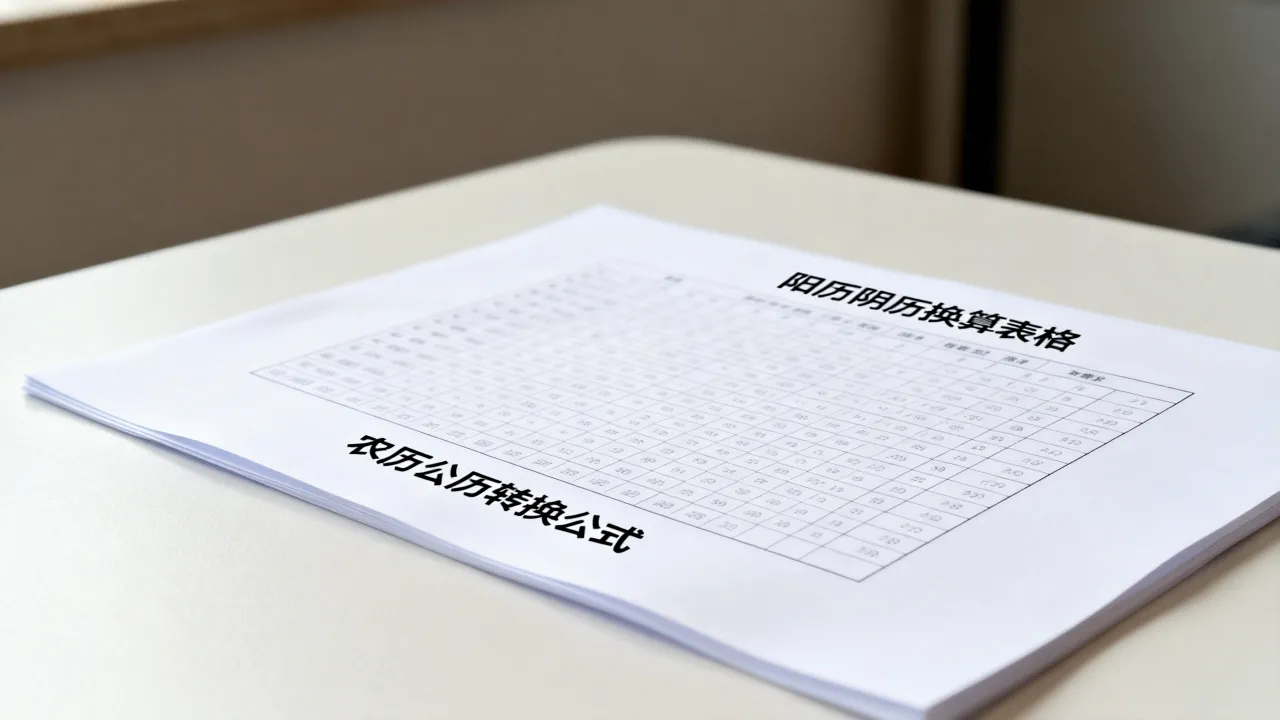 表格阳历阴历怎么换算，农历公历转换公式是什么