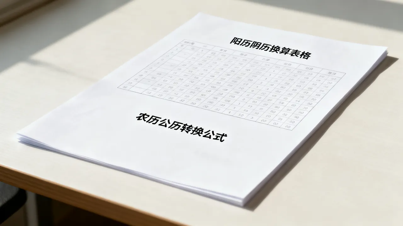 表格阳历阴历怎么换算，农历公历转换公式是什么