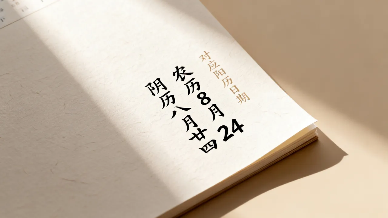 阴历8月24是那天,农历八月廿四对应的阳历日期是哪天? 阴历8月24是那天,农历八月廿四对应的阳历日期是哪天?