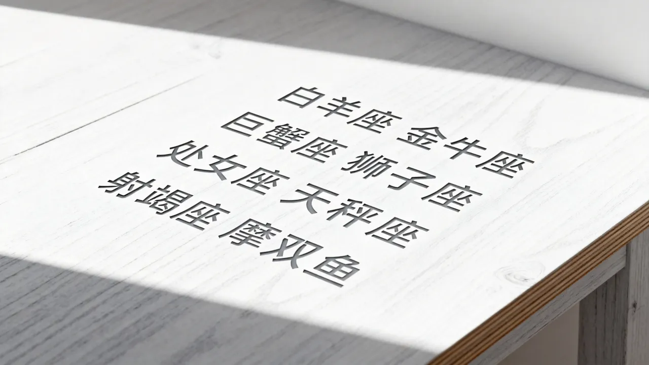 十二星座排的顺序是什么？十二星座顺序排列表怎么排？
