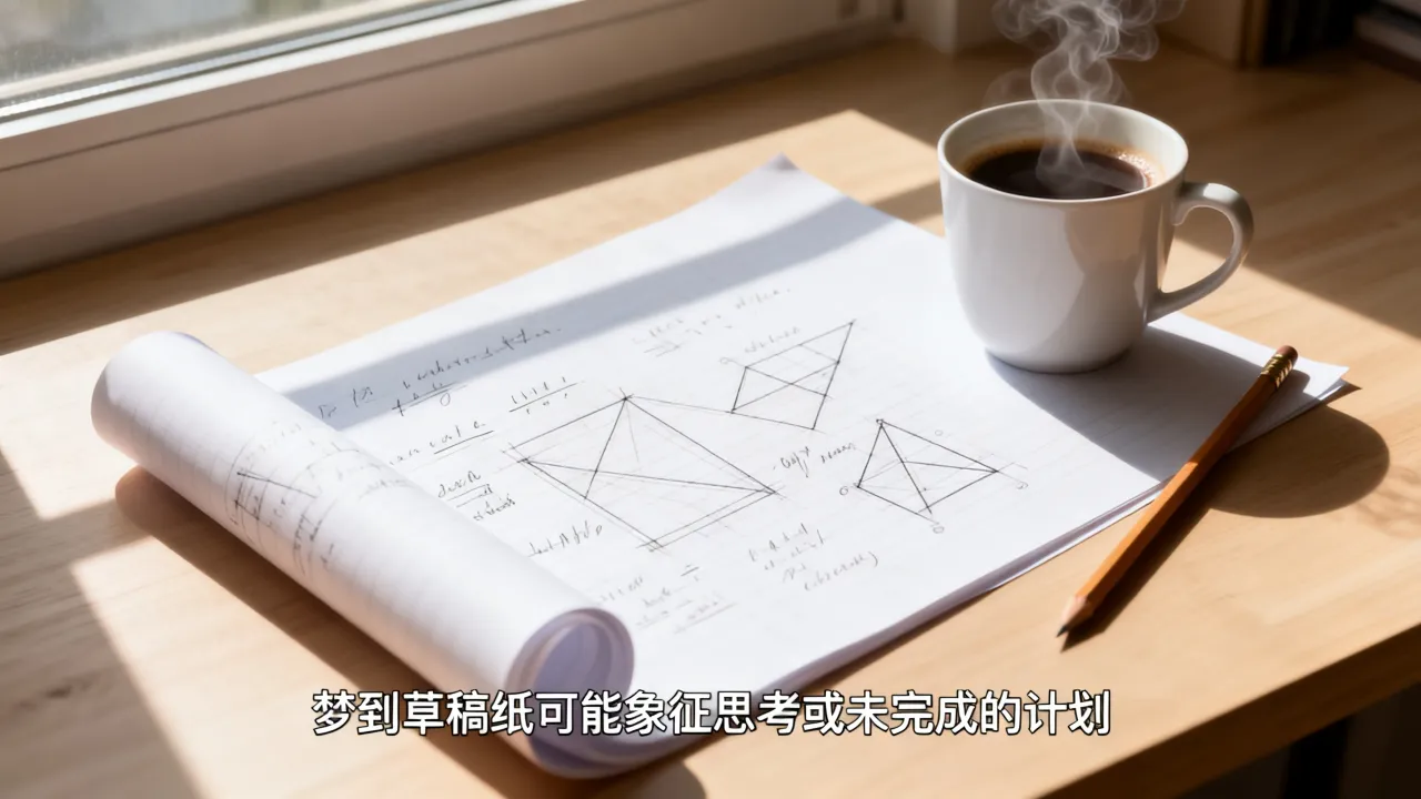梦到草稿纸意味什么，梦见草稿纸是什么预兆