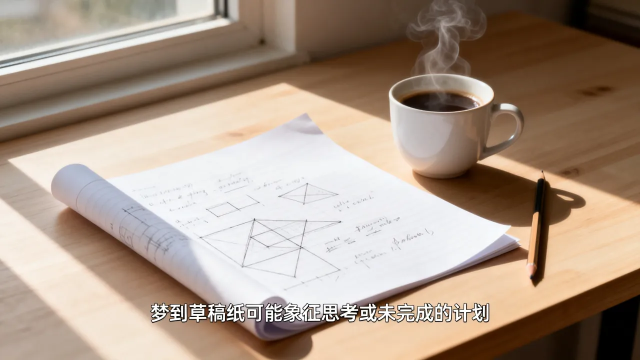 梦到草稿纸意味什么，梦见草稿纸是什么预兆